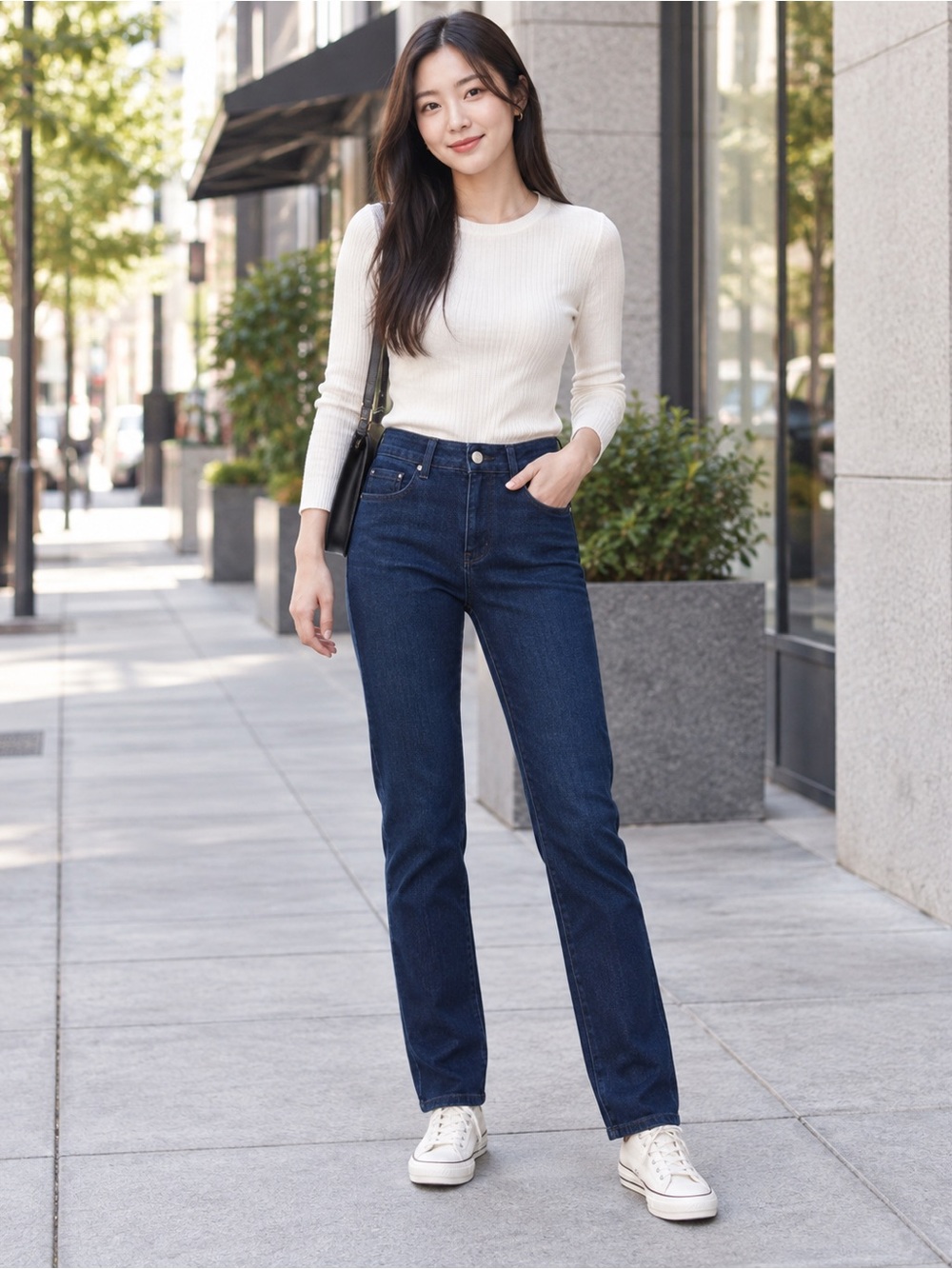 Guess by Marciano Women’s Dark Blue Straight Leg Jeans Size 29